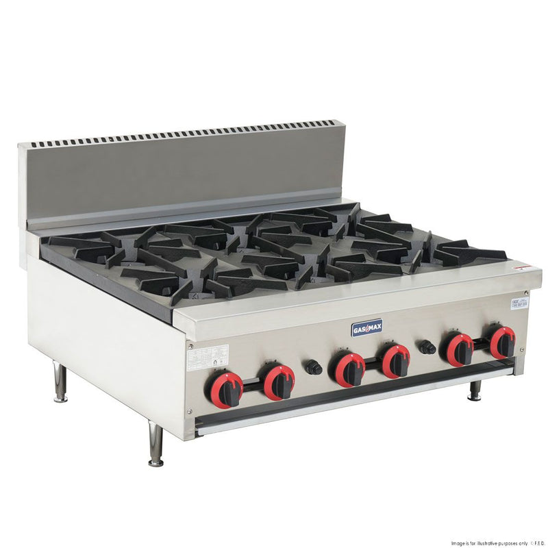 GasMax Cookop 6 Burner with Flame Failure - RB-6E