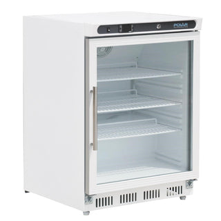 C-Series Under Counter Display Fridge White 150Ltr- Polar CD086-A