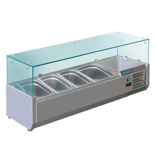 Polar G-Series Countertop Prep Fridge 3x 1/3GN & 1x 1/2GN - GD875-A