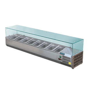 G-Series Countertop Prep Fridge 8x 1/3GN- Polar GD877-A