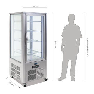 G-Series Patisserie Display Fridge 400Ltr- Polar GD881-A