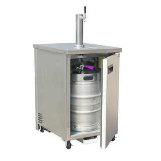 G-Series Direct Draw Beer Dispenser (1 Keg 1 Tap) Stainless Steel- Polar GE632-A