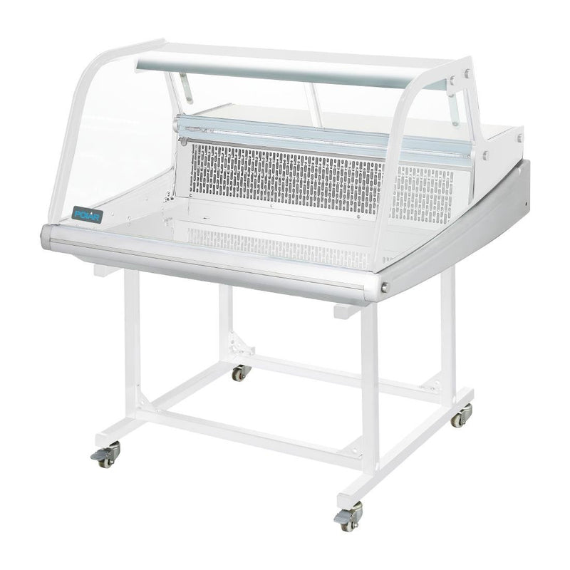 Trolley Stand for G-Series Fish Display Serve Over Counter Fridge 175Ltr- Polar GE978