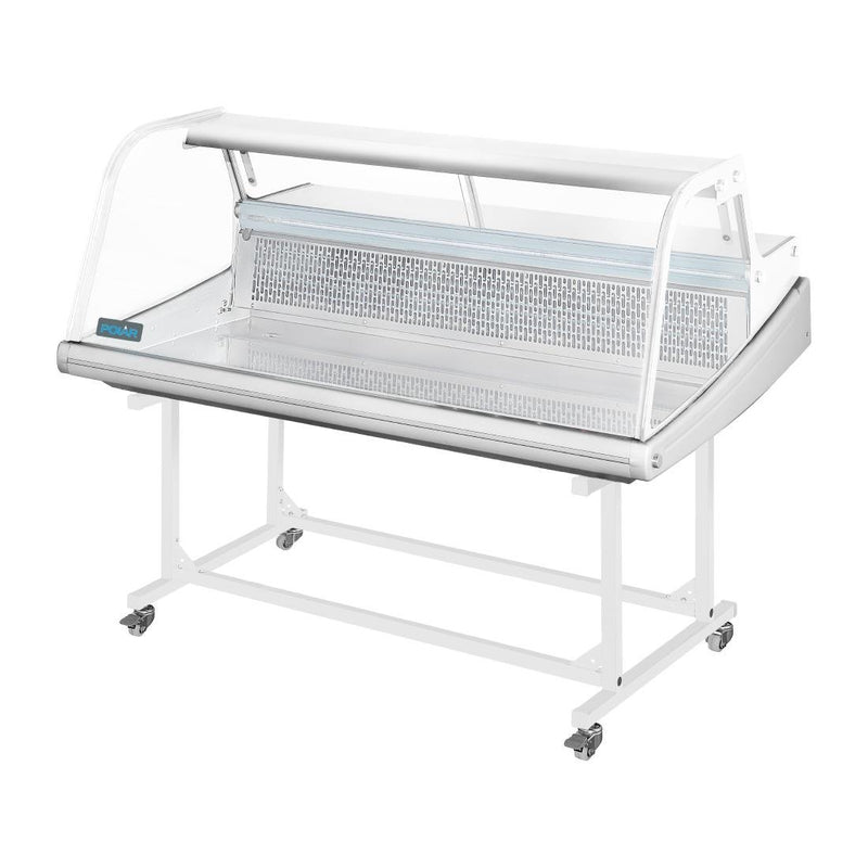 Trolley Stand for G-Series Fish Display Serve Over Counter Fridge 255Ltr- Polar GE979