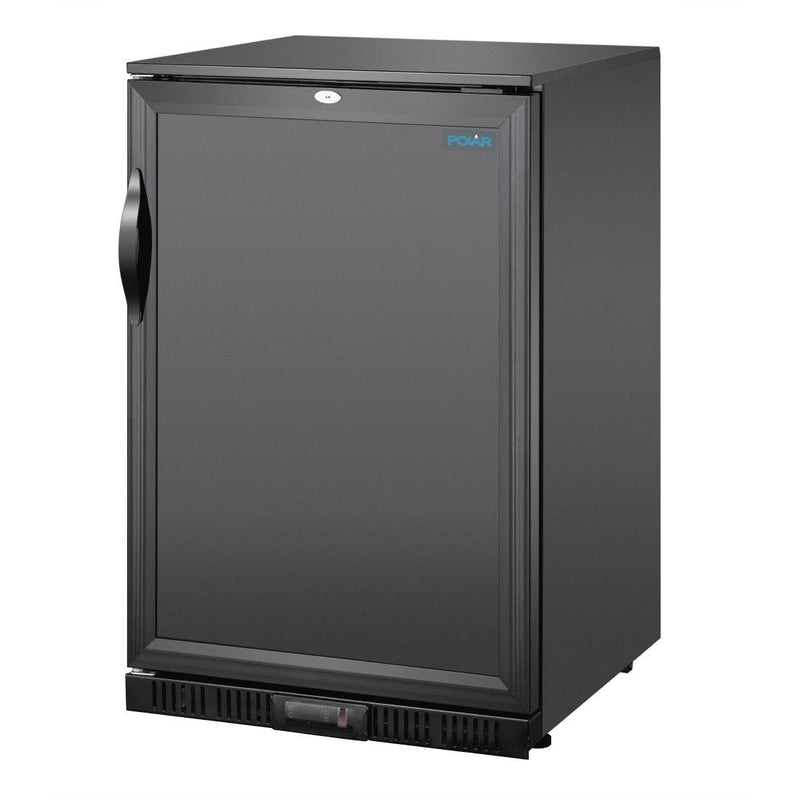 G-series 850mm Single Door Back Bar Cooler Solid Door 128 Ltr- Polar GE997-A