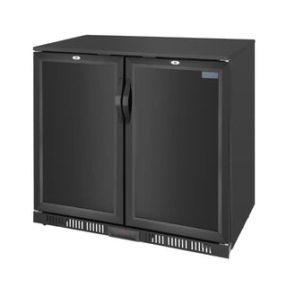 G-series 850mm Double Door Back Bar Cooler Solid Door 198 Ltr- Polar GE998-A