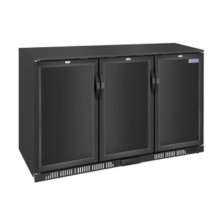 G-series 850mm Triple Door Back Bar Cooler Solid Door 320 Ltr- Polar GE999-A