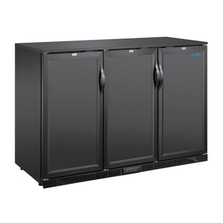 G-series 850mm Triple Door Back Bar Cooler Solid Door 320 Ltr- Polar GE999-A