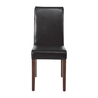 Faux Leather Dining Chairs Black (Pack of 2)- Bolero GF954