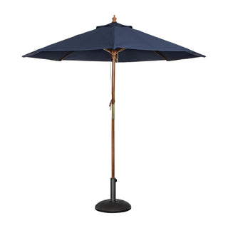Bolero Round Outdoor Umbrella 2.5m Diameter Navy Blue - GG496