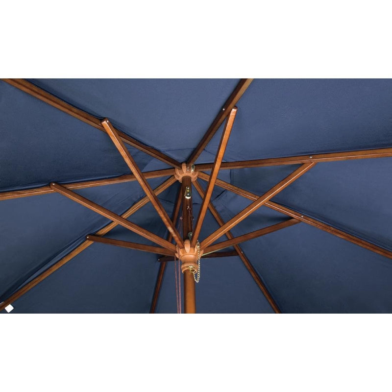 Round Outdoor Umbrella 2.5m Diameter Navy Blue- Bolero GG496