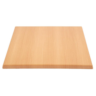 Square Table Top Beech 600mm- Bolero GG634