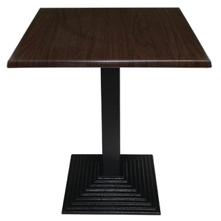 Square Table Top Dark Brown 700mm- Bolero GG639