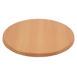 Round Table Top Beech 600mm- Bolero GG642