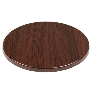 Round Table Top Dark Brown 600mm- Bolero GG643