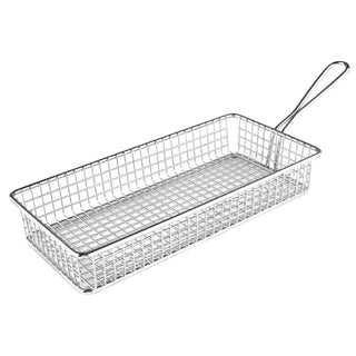 Olympia Rectangular Presentation Fryer Basket - GG869