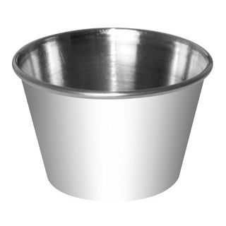 Olympia Stainless Steel Sauce Cups 70ml Pack of 12 - GG878
