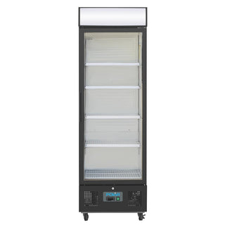 G-Series Upright Display Fridge 368Ltr Black- Polar GH427-A