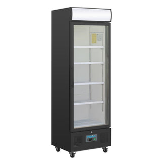 G-Series Upright Display Fridge 368Ltr Black- Polar GH427-A