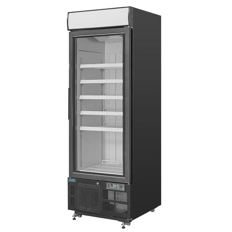 G-Series Upright Display Freezer 412Ltr Black- Polar GH428-A