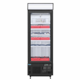 G-Series Upright Display Freezer 412Ltr Black- Polar GH428-A