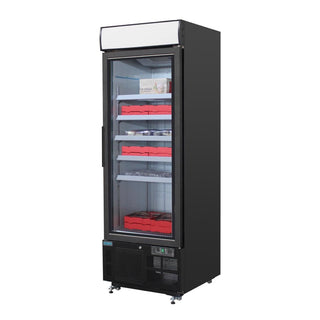 G-Series Upright Display Freezer 412Ltr Black- Polar GH428-A