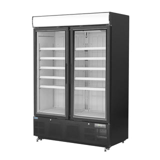 G-Series Upright Display Freezer 920Ltr Black- Polar GH429-A