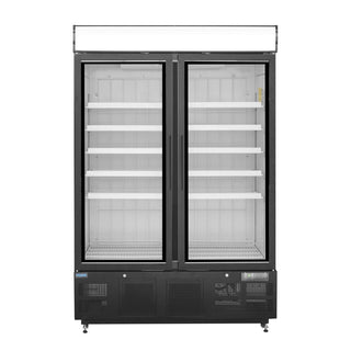 G-Series Upright Display Freezer 920Ltr Black- Polar GH429-A