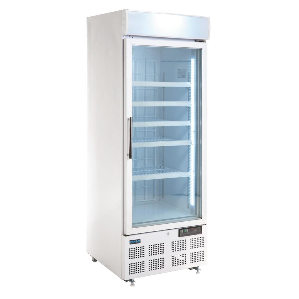 G-Series Upright Display Freezer White 412Ltr- Polar GH506-A