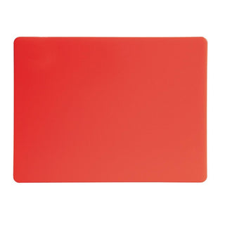 Low Density Chopping Board Red - 305x229x12mm- Hygiplas GH794