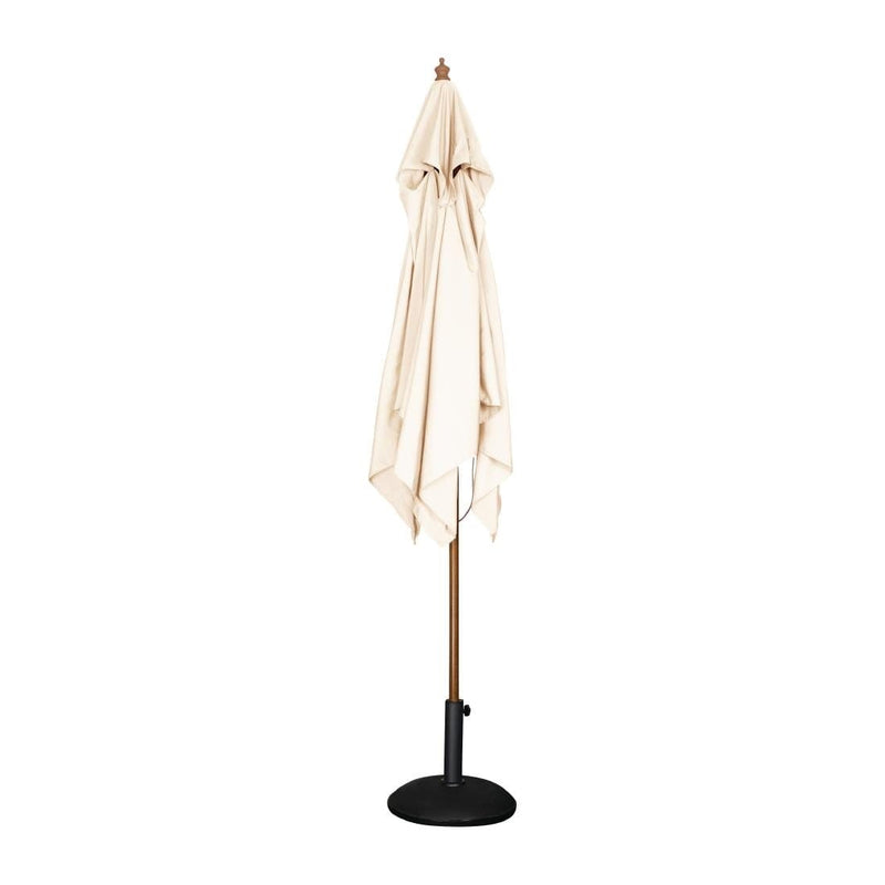 Square Outdoor Umbrella 2.5m Cream- Bolero GH988