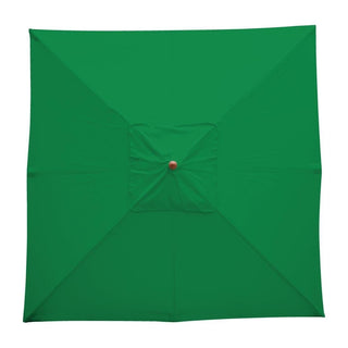 Square Outdoor Umbrella 2.5m Green- Bolero GH989