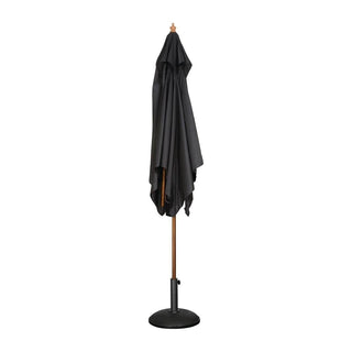 Square Outdoor Umbrella 2.5m Black- Bolero GH990