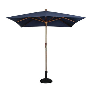 Square Outdoor Umbrella 2.5m Navy Blue- Bolero GH991