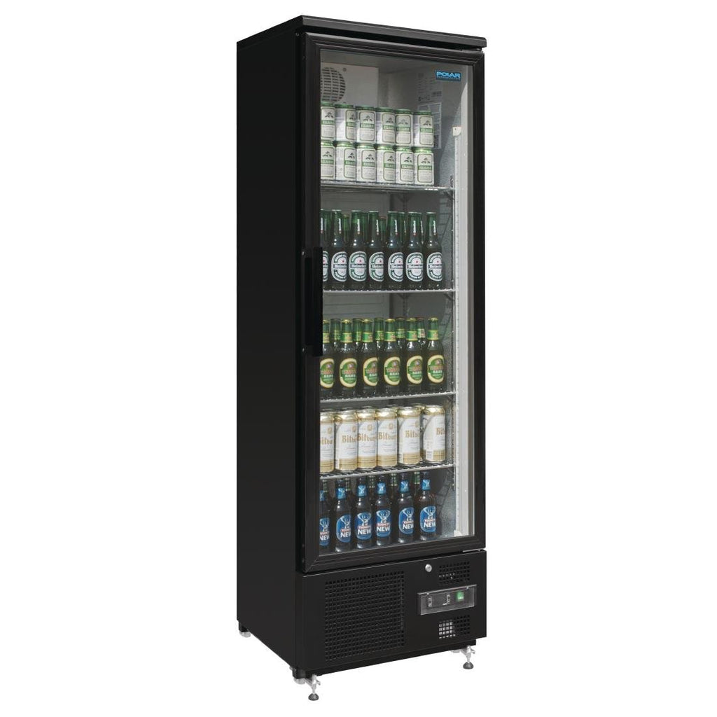 G-Series Upright Back Bar Cooler with Hinged Door 307Ltr- Polar GJ447-A