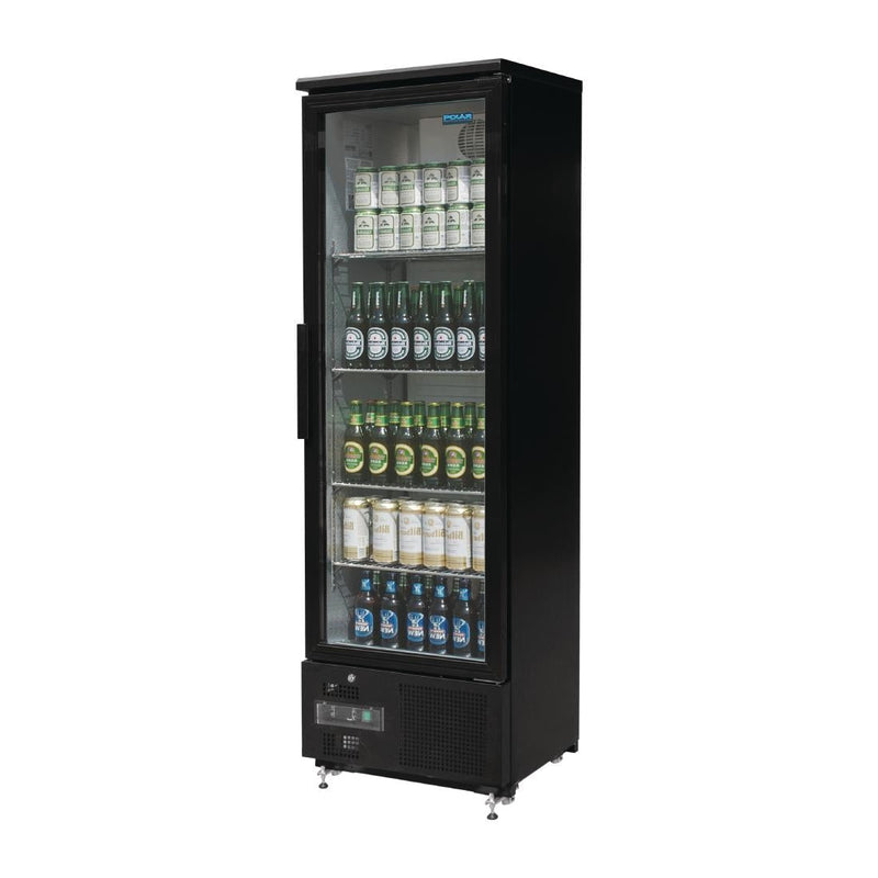 G-Series Upright Back Bar Cooler with Hinged Door 307Ltr- Polar GJ447-A