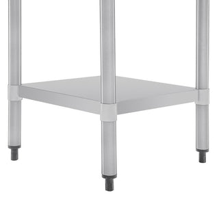 Stainless Steel Prep Table without Upstand- Vogue GJ500