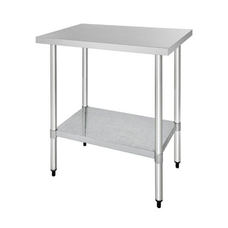 Stainless Steel Prep Table without Upstand- Vogue GJ500