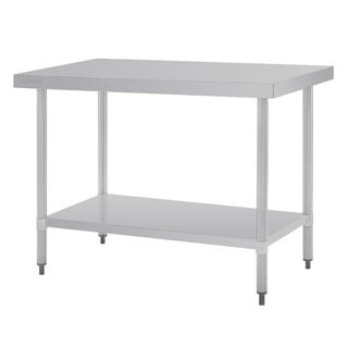 Stainless Steel Prep Table without Upstand- Vogue GJ500