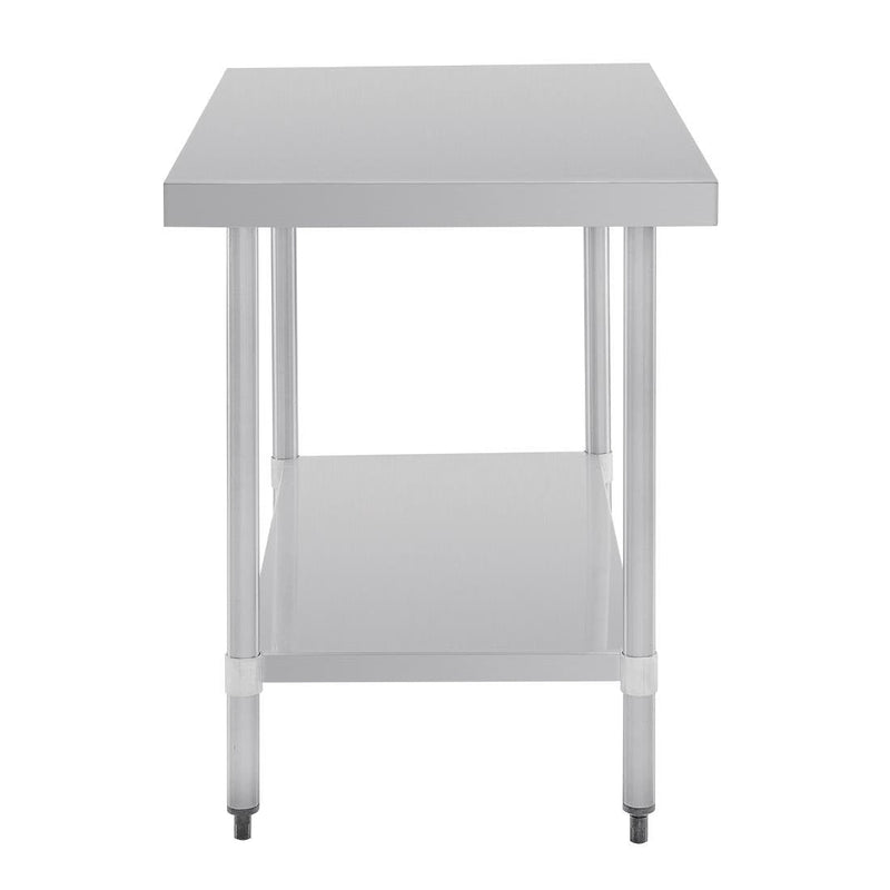 Stainless Steel Prep Table without Upstand- Vogue GJ500