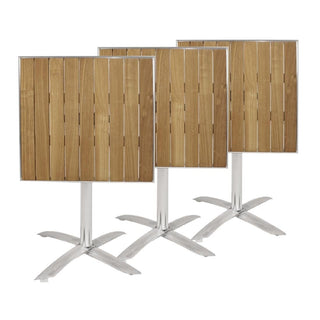 Ash Flip Top Square Bistro Table 600mm- Bolero GK991