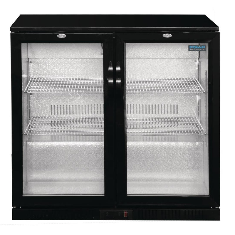 G-Series Counter Back Bar Cooler with Hinged Doors 208Ltr- Polar GL002-A