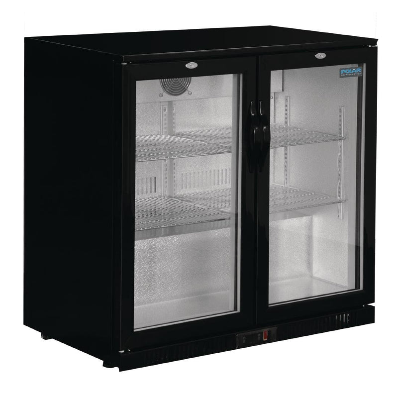 G-Series Counter Back Bar Cooler with Hinged Doors 208Ltr- Polar GL002-A