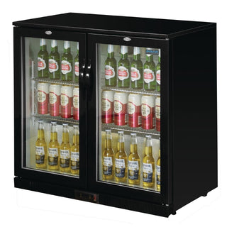 G-Series Counter Back Bar Cooler with Hinged Doors 208Ltr- Polar GL002-A