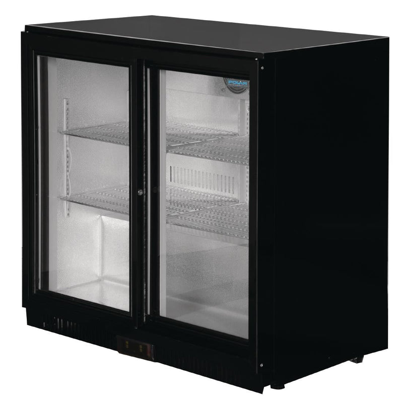 G Series Counter Back Bar Cooler with Sliding Doors 208Ltr- Polar GL003-A