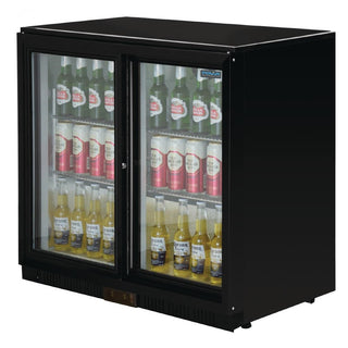 G Series Counter Back Bar Cooler with Sliding Doors 208Ltr- Polar GL003-A