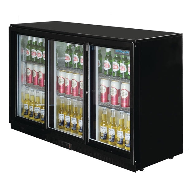 G-Series Counter Back Bar Cooler with Sliding Doors 330Ltr- Polar GL006-A