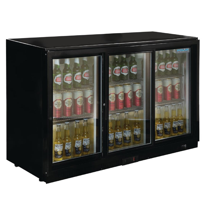 G-Series Counter Back Bar Cooler with Sliding Doors 330Ltr- Polar GL006-A