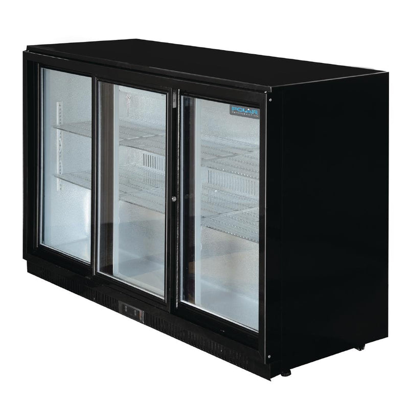 G-Series Counter Back Bar Cooler with Sliding Doors 330Ltr- Polar GL006-A