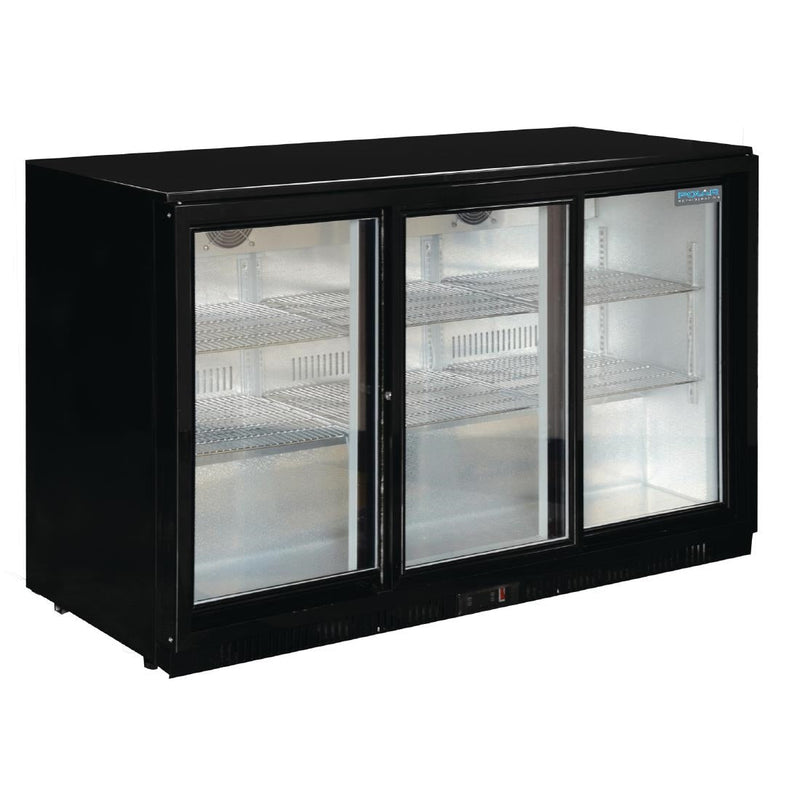 G-Series Counter Back Bar Cooler with Sliding Doors 330Ltr- Polar GL006-A